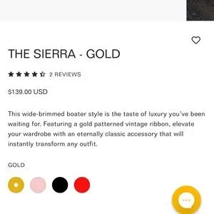 Lack Of Color | Accessories | Lack Of Color Sierra Gold  display picture 3